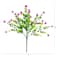 13" UV Resistant Artificial Flowering Mini Rose Bushes, 12ct.